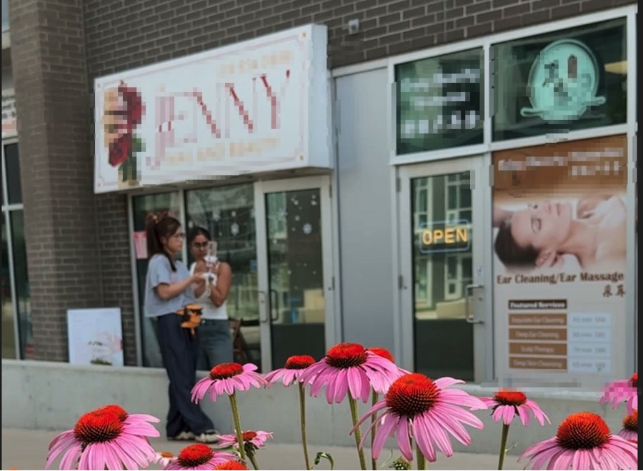 IEG Marketing team conducting professional video shoot at beauty wellness center